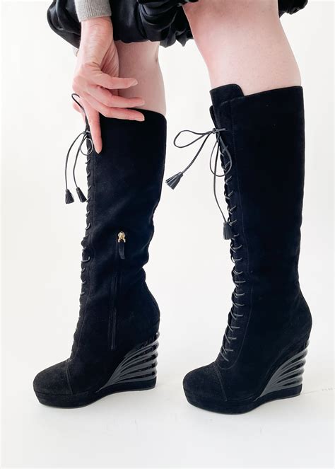 yves saint laurent womens boots|saint laurent platform boots.